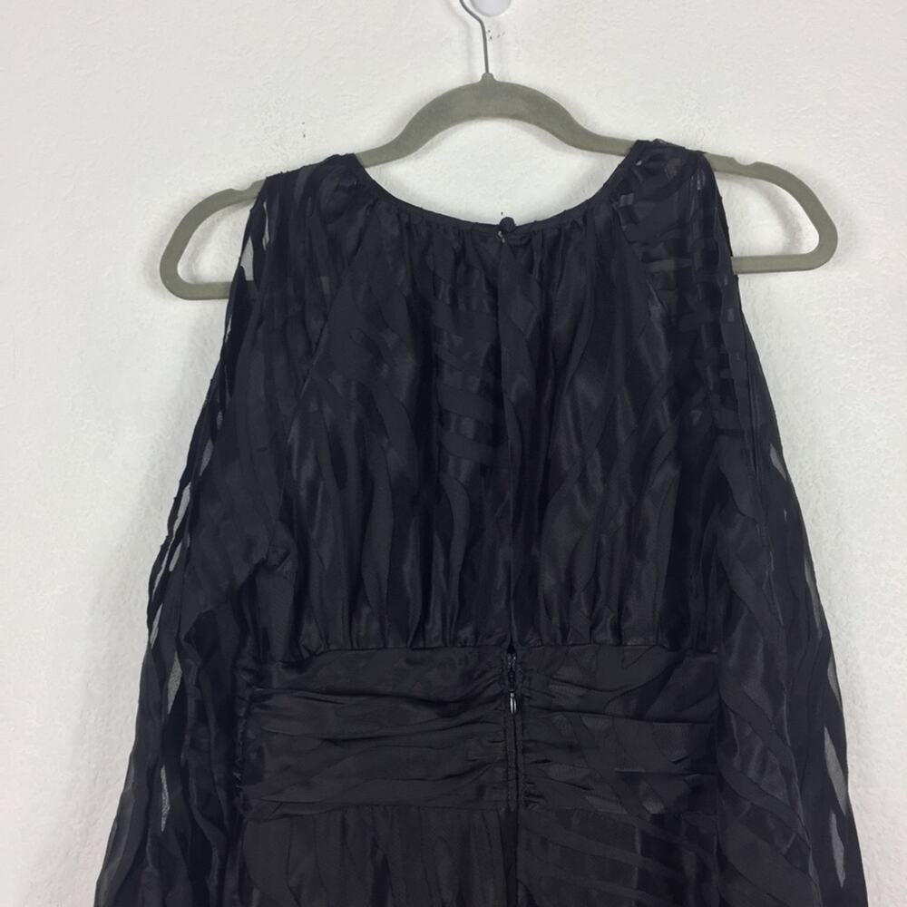 NWT Anthropologie Hutch Jac Maxi Dress Size 0 Black Zebra Burnout Whimsigoth - Picture 13 of 15